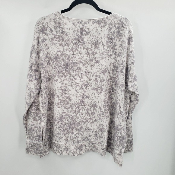 Rachel Hollis Tie Dye Pullover Knit Top Women Size Medium Long Sleeve Sweatshirt - Picture 3 of 11